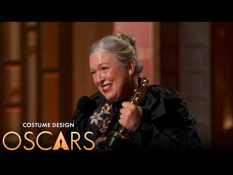 ‘Frankenstein’ Wins Best Costume Design | 98th Oscars Speech (2026)
