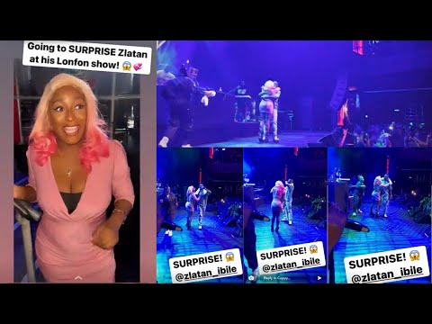 DJ Cuppy Surprises Zlatan Ibile Live On Stage At 02 Arena End Their Beef
