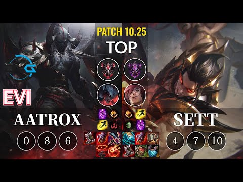 DFM Evi Aatrox vs Sett Top - KR Patch 10.25