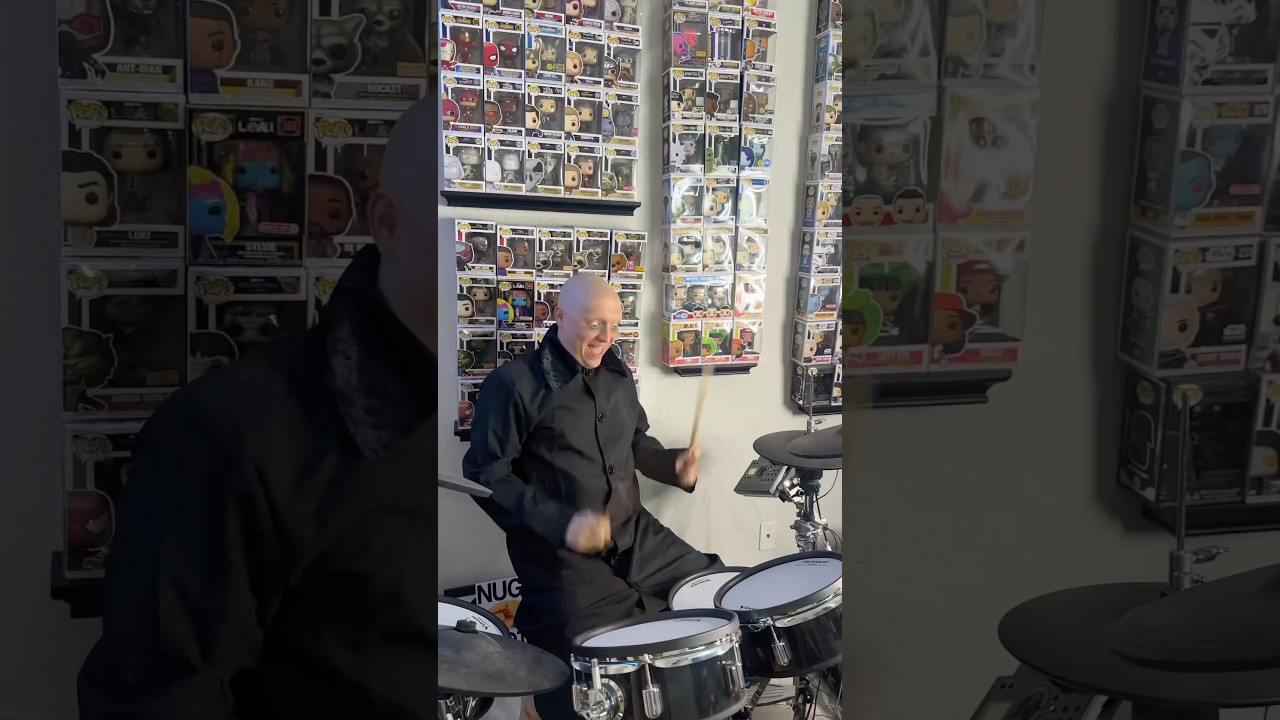 Uncle Fester, Donald, Baldi and Mr Clean play drums #funny #comedy #relatable #humor #skit