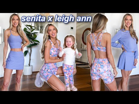 IT'S HERE!! try on reveal of my new collection with Senita Athletics!