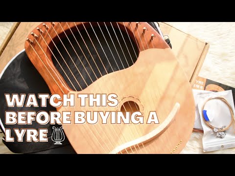 🌸 things you should know before buying a lyre | unboxing, tuning, where to buy, facts and thoughts ✨