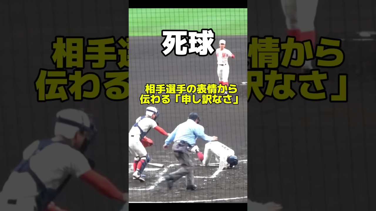 死球で崩れ落ちる。相手選手の表情から伝わる「申し訳なさ」　大阪桐蔭vs智弁学園　選抜高校野球　甲子園　#高校野球 #甲子園