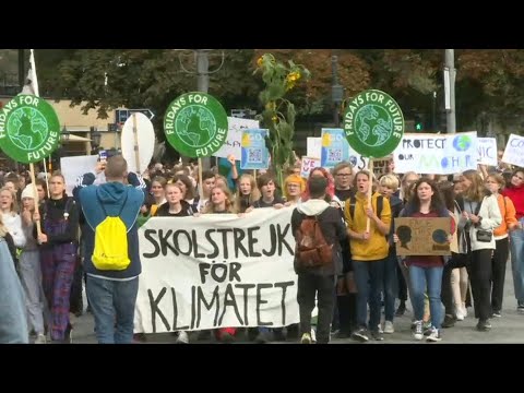 Protesters gather in Stockholm to demand action on climate change | AFP