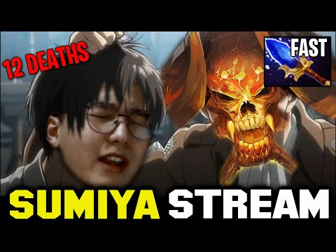 12 Deaths Intense Game vs Fast Scepter Clinkz | Sumiya Stream Moment 3299