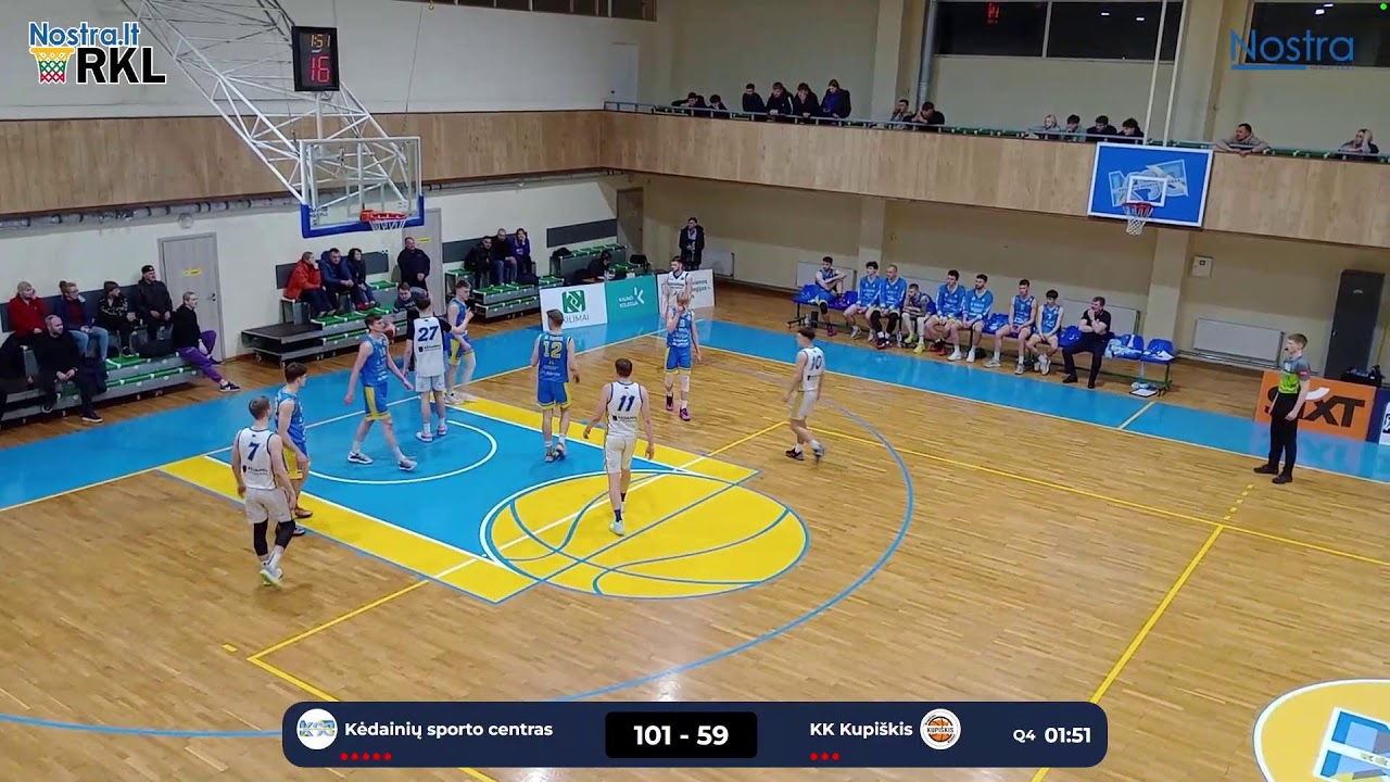Nostra.lt-RKL A diviziono atkrintamųjų rungtynės: Kėdainių sporto centras - KK Kupiškis