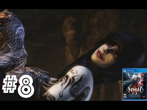 Nioh Playthrough | Hino-enma - Deep in the Shadows Boss Fight Ep.8