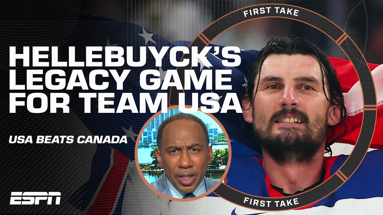 Stephen A. calls Connor Hellebuyck’s 41-save performance SPECTACULAR | First Take