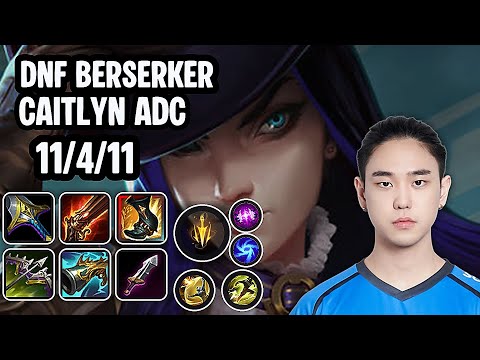 DNF Berserker Caitlyn Adc SoloQ Replay 20251026