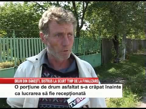 drum din danesti distrus la scurt timp de la finalizare