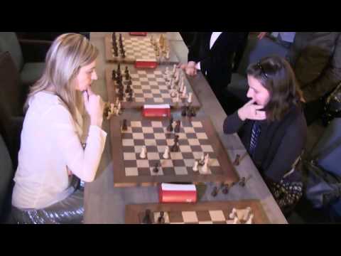 2017-03-07 WIM Charochkina - GM Zhukova ENDGAME Blondes vs. Brunettes