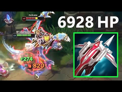 Can Sion kill 6928 HP Cho'Gath?