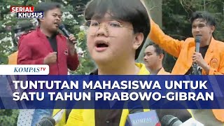 Download lagu Demo Peringati Satu Tahun Prabowo-Gibran, Mahasiswa Bawa 8 Tuntutan Asta Cita Milik Rakyat mp3