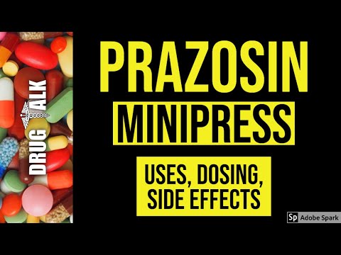 Prazosin hipertónia, MINIPRESS 4 mg retard kemény kapszula