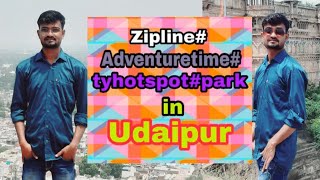 preview picture of video 'Ravi Suman Zipline Daiving in Udaipur city'