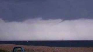 preview picture of video 'Waterspout forming in the Solent, taken from Hayling Island'