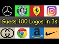 Guess 100 Logos in 3 Seconds (Logo Quiz)