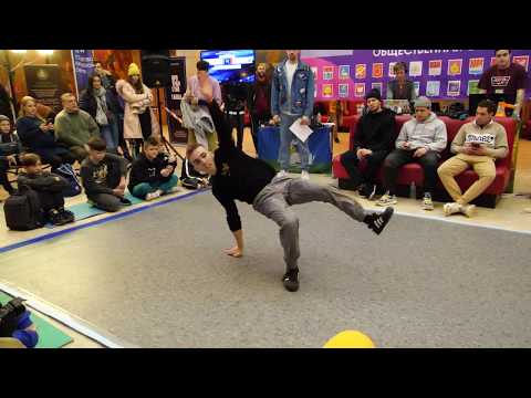 top8 bboy Den vs Lehko - брейкданс чемпионат г.Одинцово