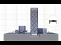 Animation of seismic protection systems – mageba pendulum bearing