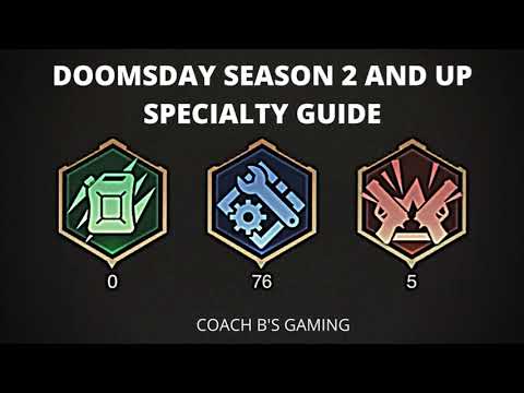 Last Shelter Doomsday Specialty Guide - Season 2 and up