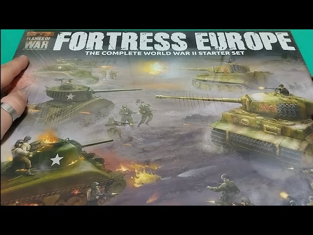 Vídeo relacionado con Flames of War - Fortress Europe - Juego de iniciación - FWBX16