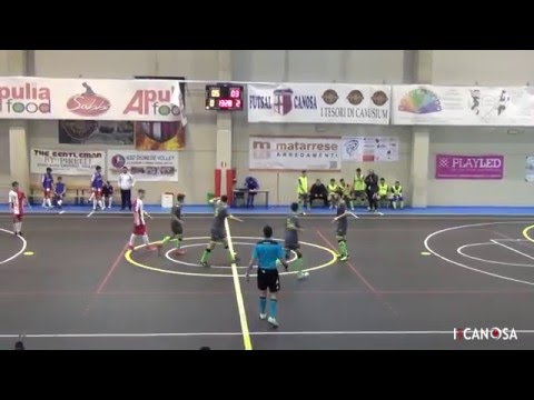 Cristian Barletta vs Apulia Food Canosa - Calcio a5 Under 21 girone S stagione 2015/16