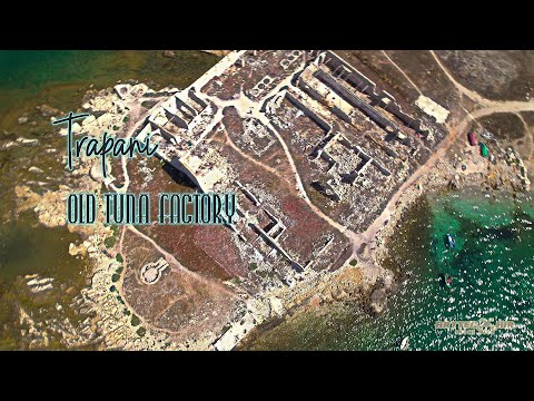 TRAPANI & Crumbled Old Tuna Factory. 4K footage from SICILY. Beach destination. Travel review ITALY