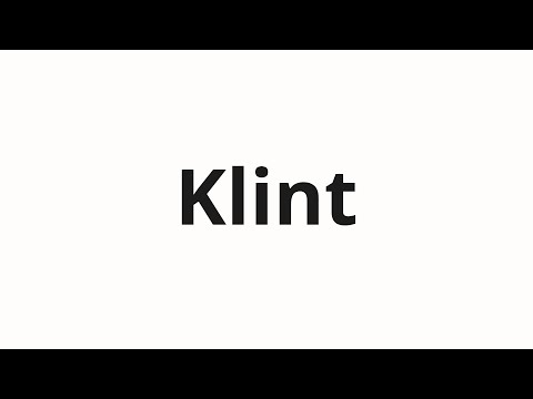 How to pronounce Klint | Клинт (Clint in Russian)