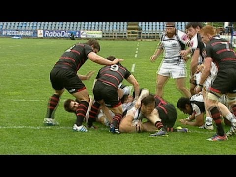 Giovanbattista Venditti powers over for great Try - Zebre v Edinburgh Rugby 19th April 2014