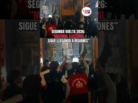 Avanza llegada de material electoral a Arequipa, Lambayeque, Loreto y Áncash