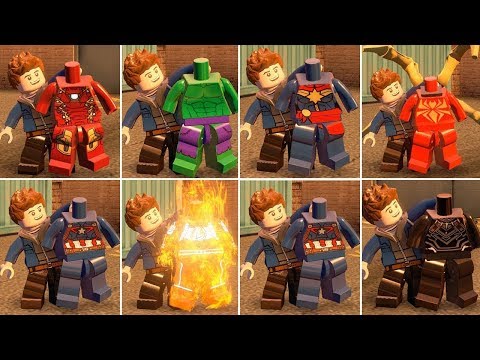 All Characters Perform Ant-Man Transformation Animation in LEGO Marvel's Avengers
