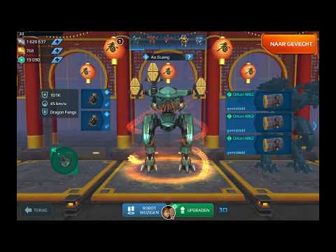 War ROBOTS | Ao Guang and Ao Qin 2x MAXED HEAVY THERMONUCLEAR + 1 LAST STAND MODULES LVL 2 GAME PLAY