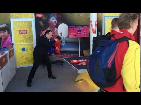 #ITTFWords2018 Georgi Rubinstein - at NO PRACTICE Table