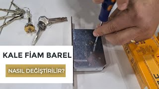 Kale kilit çivi anahtarlı (fiam / fiyam) kapı kilidi göbeği NASIL deği