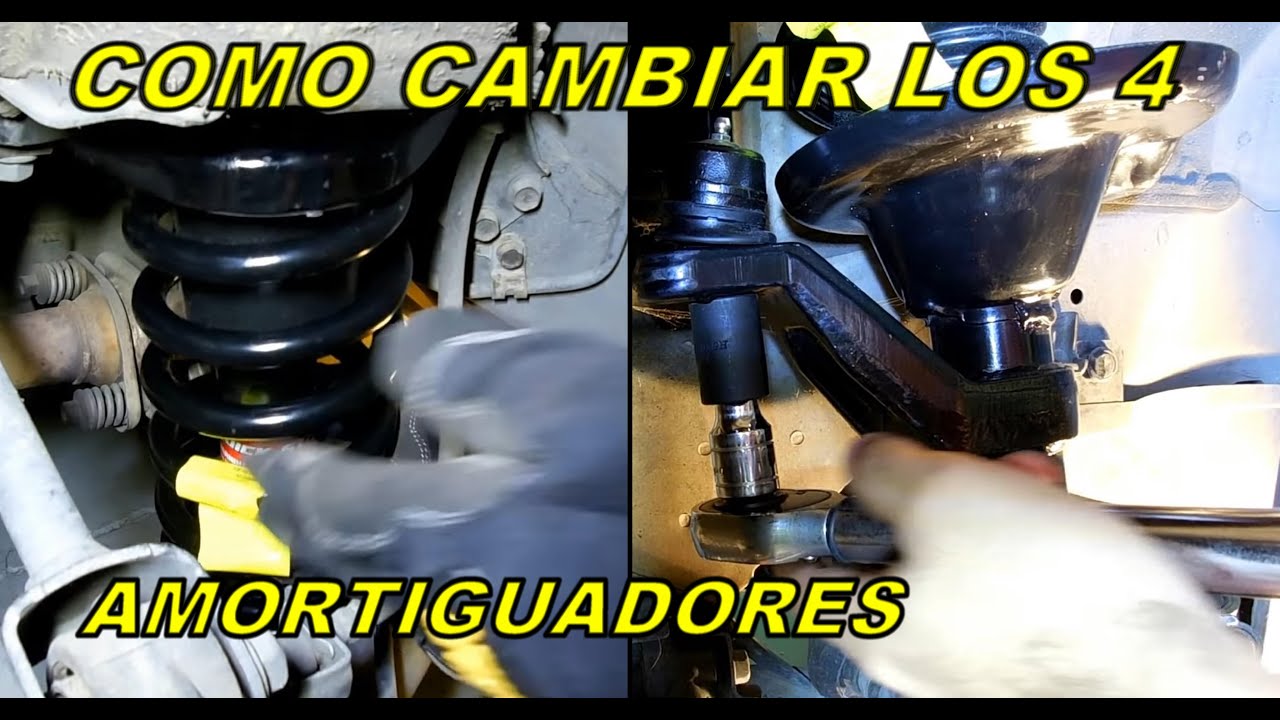 Como cambiar los 4 amortiguadores de la manera mas Facil posible/ Honda