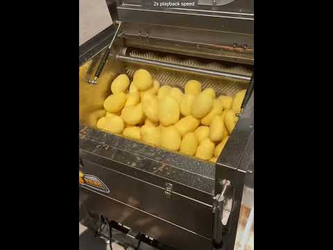 Mesin Pembersih & Pengupas Kentang Sayur Buah Stainless Steel