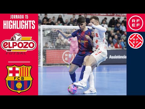 Resumen #PrimeraDivisiónFS | ElPozo Murcia Costa Cálida 2-2 Barça | Jornada 15