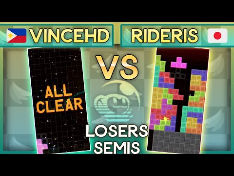 Renge's Birthday Bash 2 - VinceHD Vs. Rideris - Losers Semis TETR.IO Tournament