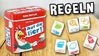 AUF DIE EIER! - Spielregeln TV (Spielanleitung Deutsch) - GAME FACTORY Würfelspiel