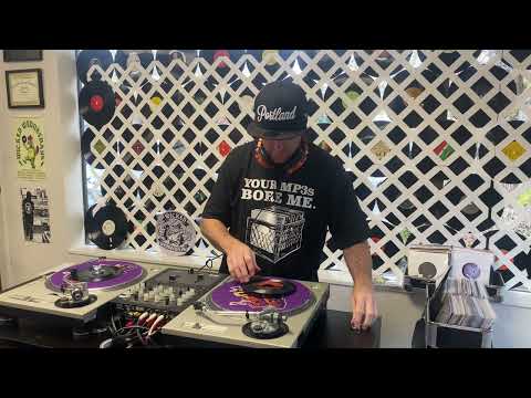 DJ Wicked spinning 45s on 45 day. (April 5th, 2024)