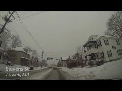 Driving on Princeton Blvd and Stevens St