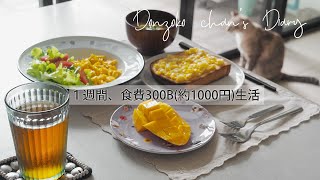 【バンコクどん底暮らしVlog】1週間食費300バーツ(約1000円)で心豊かに節約生活〈前編〉