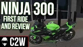 Ninja 300 - First Ride and Review