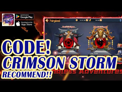 CRIMSON STORM 4 GIFTCODES | 4 REDEEM CODE CRIMSON STORM & HOW TO REDEEM CODE - ANIME GAME 2023
