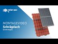 Solar-pac Kits de montage Tuile pour toit en pente 1150/30 mm