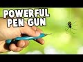 How To Make A Powerful Pen Gun Warning DANGEROUS