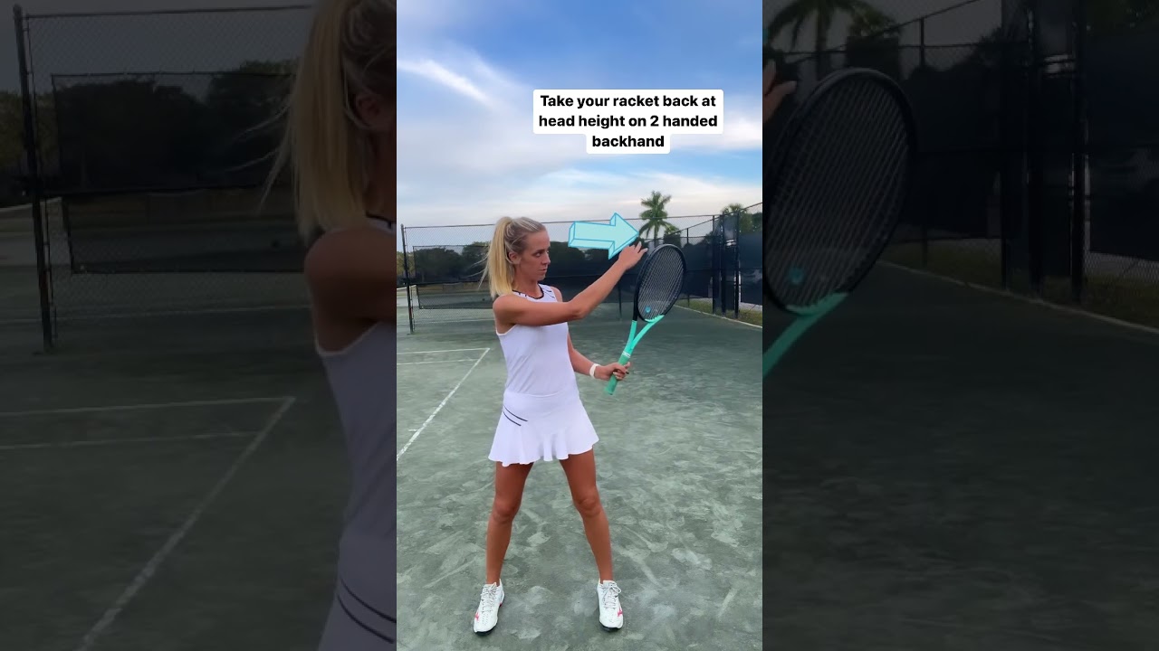 TWO-HANDED TAKEBACK!🎾💪🏻
