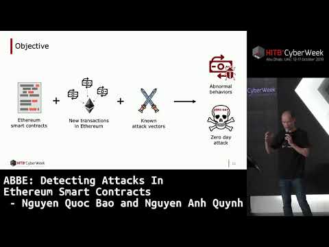 #HITBCyberWeek D2T1 - Detecting Attacks In Ethereum Smart Contracts - N. Quoc Bao and N. Anh Quynh