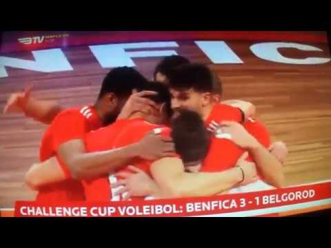 Voleibol: SL BENFICA 3 - 0 (12-15 no Golden Set) Belogorie Belgorod, (25-18; 25-23; 25-22)