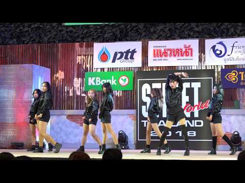 180512 Faybelle cover CLC - Intro & Black Dress @ Street World Thailand 2018